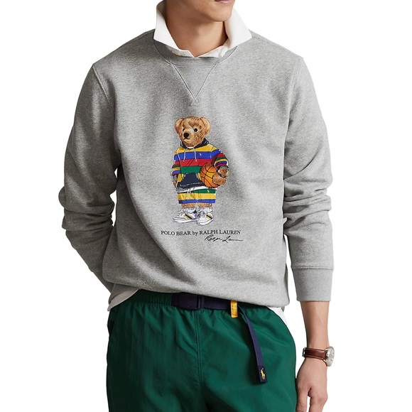 BRAND NEW Polo Ralph Lauren Polo Bear Fleece Crewneck Sweatshirt - Picture 3 of 7
